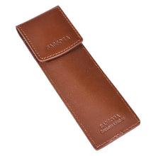 Load image into Gallery viewer, Sassora Premium Leather Pen Case – Genuine Leather, Snap Closure, Unisex Design