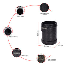 Load image into Gallery viewer, Sassora Genuine Leather Pen Stand – Medium, Round, Unisex