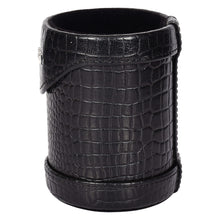 Load image into Gallery viewer, Sassora Genuine Leather Pen Stand – Medium, Round, Unisex