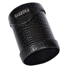 Load image into Gallery viewer, Sassora Genuine Leather Pen Stand – Medium, Round, Unisex