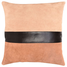 Load image into Gallery viewer, Sassora Self Design Leather Cushions Cover (42 cm*41 cm) With Filler