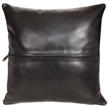 Load image into Gallery viewer, Sassora Self Design Leather Cushions Cover (42 cm*41 cm) With Filler