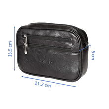 Load image into Gallery viewer, Sassora Premium Leather Unisex Toiletry Travel Pouch