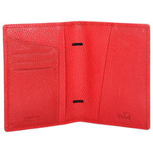 Load image into Gallery viewer, Sassora Premium Genuine Leather Bi-Fold RFID Passport Cover