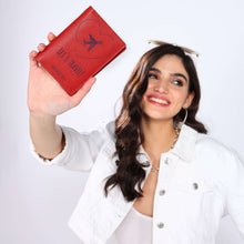 Load image into Gallery viewer, Sassora Premium Genuine Leather Bi-Fold RFID Passport Cover