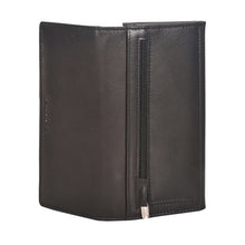 Load image into Gallery viewer, Sassora Genuine Leather Black RFID Ladies Purse (5 Card Holders)