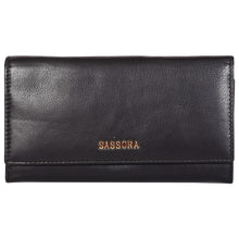Load image into Gallery viewer, Sassora Genuine Leather Medium RFID Women Purse