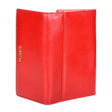 Load image into Gallery viewer, Sassora Premium Leather Medium Size Red RFID Protected Women Purse