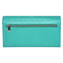 Load image into Gallery viewer, Sassora Premium Leather Stitching pattern RFID Women Wallet