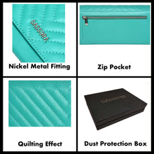 Load image into Gallery viewer, Sassora Premium Leather Stitching pattern RFID Women Wallet