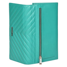 Load image into Gallery viewer, Sassora Premium Leather Stitching pattern RFID Women Wallet