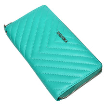 Load image into Gallery viewer, Sassora Premium Leaather Zip Closure RFID Women Purse