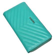 Load image into Gallery viewer, Sassora Premium Leather Quilted Pattern Women Purse Wallet