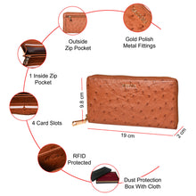 Load image into Gallery viewer, Sassora Premium Printed Leather RFID Protected Women Purse