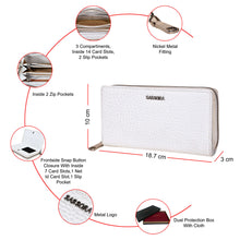 Load image into Gallery viewer, Sassora Premium Leather RFID Large Women Wallet