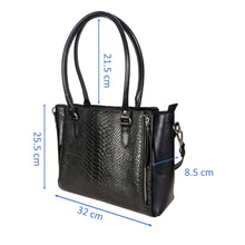 Load image into Gallery viewer, Sassora Premium Leather Women's Animal Pattern Satchel Bag