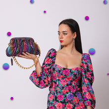 Load image into Gallery viewer, Sassora Genuine Leather Multi Color Women Small Shoulder Bag