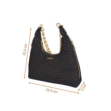 Load image into Gallery viewer, Sassora Genuine Leather Small Women Moon Shape Shoulder Bag
