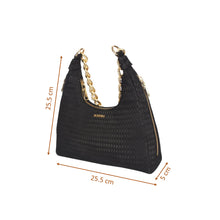 Load image into Gallery viewer, Sassora Genuine Leather Small Women Moon Shape Shoulder Bag