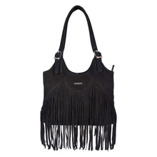 Load image into Gallery viewer, Sassora 100% Premium Suede Leather Medium Girls Shoulder Bag