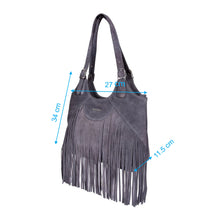 Load image into Gallery viewer, Sassora 100% Premium Suede Leather Medium Girls Shoulder Bag
