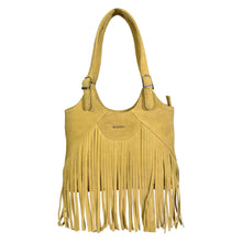 Load image into Gallery viewer, Sassora 100% Premium Suede Leather Medium Girls Shoulder Bag