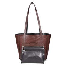 Load image into Gallery viewer, Sassora Genuine Leather Medium Shopper Bag For Women