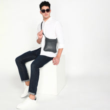 Load image into Gallery viewer, Sassora Genuine Leather Sling Crossbody Bag For Men