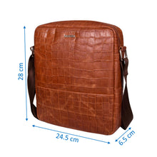 Load image into Gallery viewer, Sassora Premium Leather Large Men's Crossbody Bag