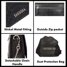 Load image into Gallery viewer, Sassora Premium Leather Medium Animal Print Women Sling Bag