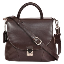 Load image into Gallery viewer, Sassora Premium Leather Ladies Brown Sling Bag