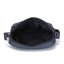 Load image into Gallery viewer, Sassora Premium Leather Men's Zip Closure Adjustable Medium Crossbody