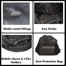 Load image into Gallery viewer, Sassora Premium Leather Extra Large Women Sling Bag