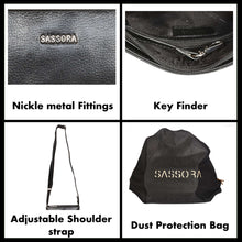 Load image into Gallery viewer, Sassora Genuine Premium Leather Small Women Sling Bag