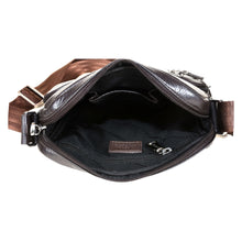 Load image into Gallery viewer, Sassora Genuine Leather Unisex Sling Bag – Premium Crossbody with Multiple Pockets & Adjustable Strap