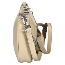 Load image into Gallery viewer, Sassora Women’s Genuine Leather Sling Bag – Dual Sling Options & Sleek Zip Closure