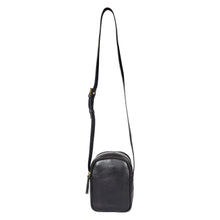 Load image into Gallery viewer, Sassora Women’s Genuine Leather Small Crossbody Bag – Dual Zip Compartments