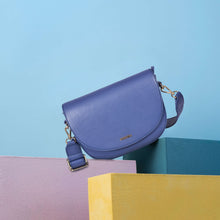 Load image into Gallery viewer, Sassora Genuine Leather Sling Bag – Premium Gold Fittings, Adjustable Strap