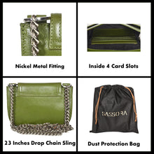 Load image into Gallery viewer, Sassora Premium Leather Stylish Sling Bag For Women
