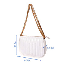 Load image into Gallery viewer, Sassora Premium Leather Chain Sling Bag For Women
