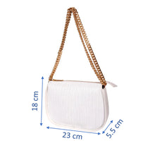 Load image into Gallery viewer, Sassora Premium Leather Chain Sling Bag For Women
