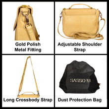Load image into Gallery viewer, Sassora Premium Leather Ladies Sling Bag
