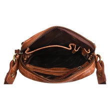 Load image into Gallery viewer, Sassora Premium Leather Unisex Antique Look Sling Bag