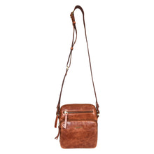 Load image into Gallery viewer, Sassora Premium Leather Unisex Antique Look Sling Bag