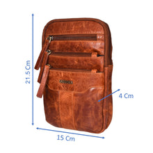 Load image into Gallery viewer, Sassora Premium Leather Unisex Small Sling Bag