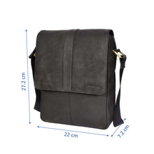 Load image into Gallery viewer, Sassora Premium Leather Men's Everyday Use Sling Bag