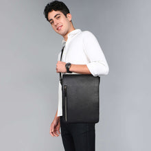 Load image into Gallery viewer, Sassora Premium Leather Men's Office Laptop Sling Bag