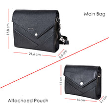 Load image into Gallery viewer, Sassora Premium Leather Women's Sling Bag With Added Pouch