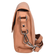 Load image into Gallery viewer, Sassora Genuine Leather Crossbody Bag – Medium Everyday Bag with Detachable Pouch & Adjustable Strap