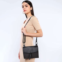 Load image into Gallery viewer, Sassora Premium Leather Ladies Sling Bag – Classic & Trendy Crossbody with Tassel & Magnetic Closure